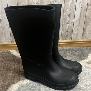 Classic Black Kids Rain Boots